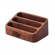 3 Card Slots Business Card Display Holde